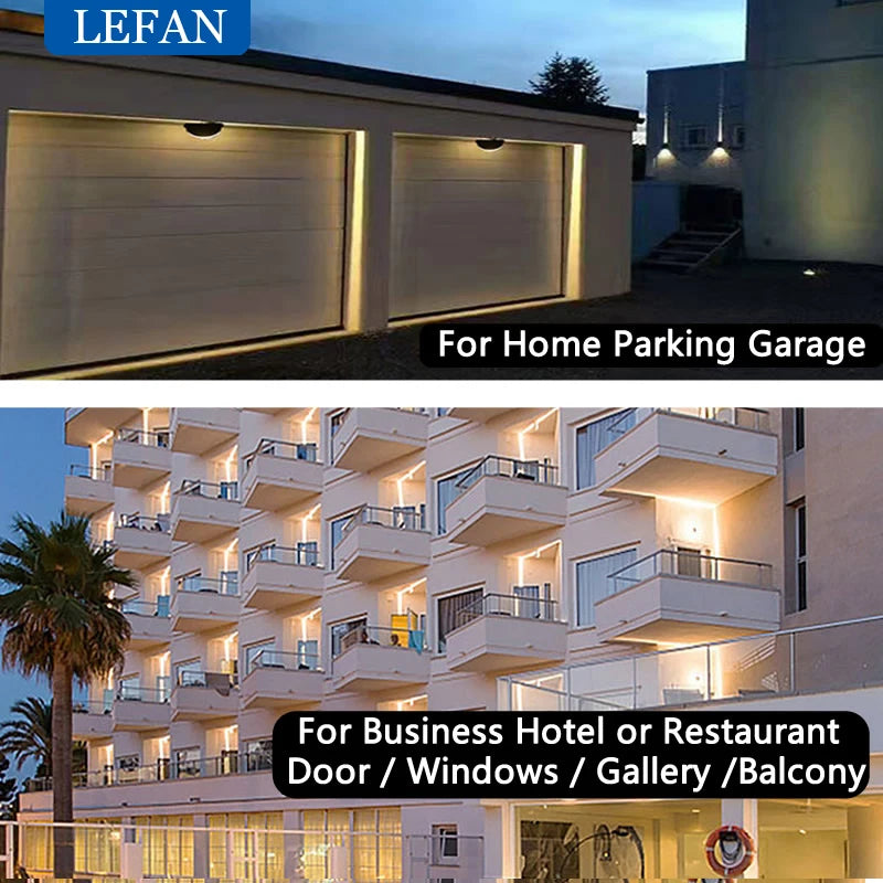 LED Wall Lamps Windows Sill, Door frame Corridor Balcony Garage Hotel Lighting